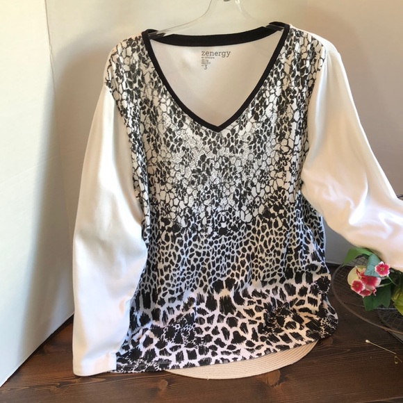 Jupe Noire Plissée Chico's Zenergy Taille 1 (8) - Athleisure - Neuve Sans étiquettes